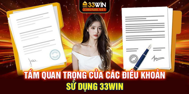 Tầm quan trọng của các điều khoản sử dụng 33win